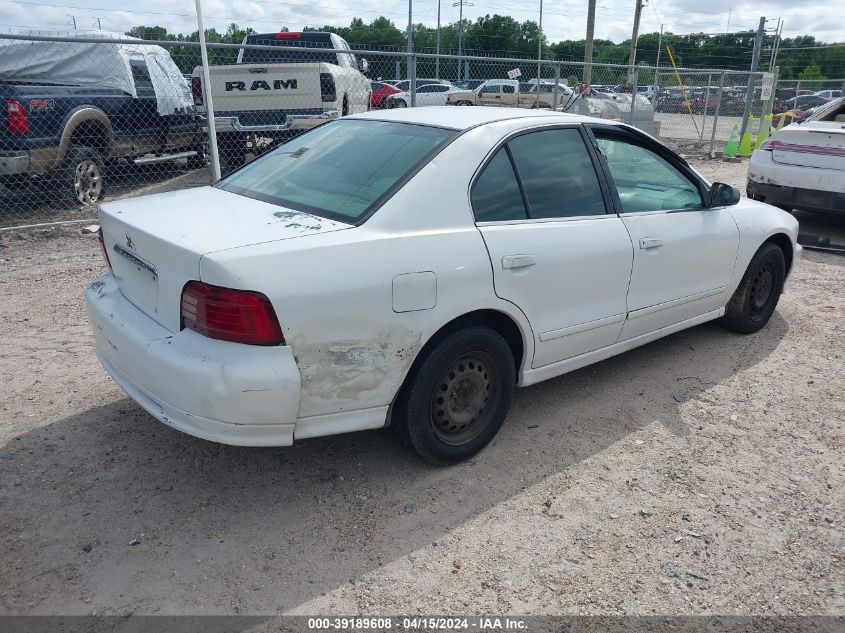 2001 Mitsubishi Galant Es VIN: 4A3AA46G31E215726 Lot: 39189608