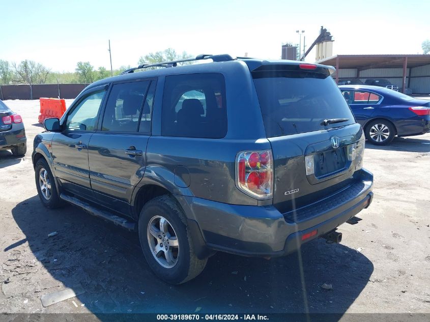 2006 Honda Pilot Ex-L VIN: 5FNYF18566B012882 Lot: 39189670