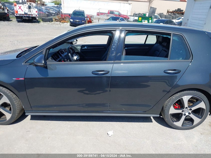 2015 VOLKSWAGEN GOLF GTI 2.0T SE 4-DOOR - 3VW4T7AU5FM052777