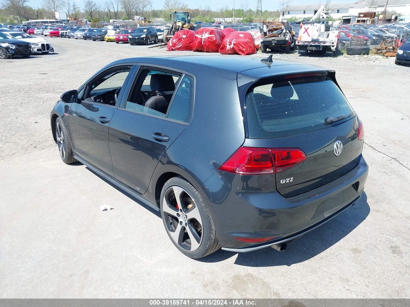 2015 VOLKSWAGEN GOLF GTI 2.0T SE 4-DOOR - 3VW4T7AU5FM052777