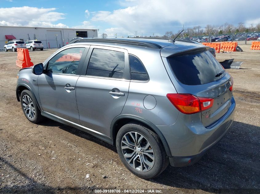 2016 Mitsubishi Outlander Sport 2.4 Gt VIN: JA4AR4AWXGZ028196 Lot: 39189786