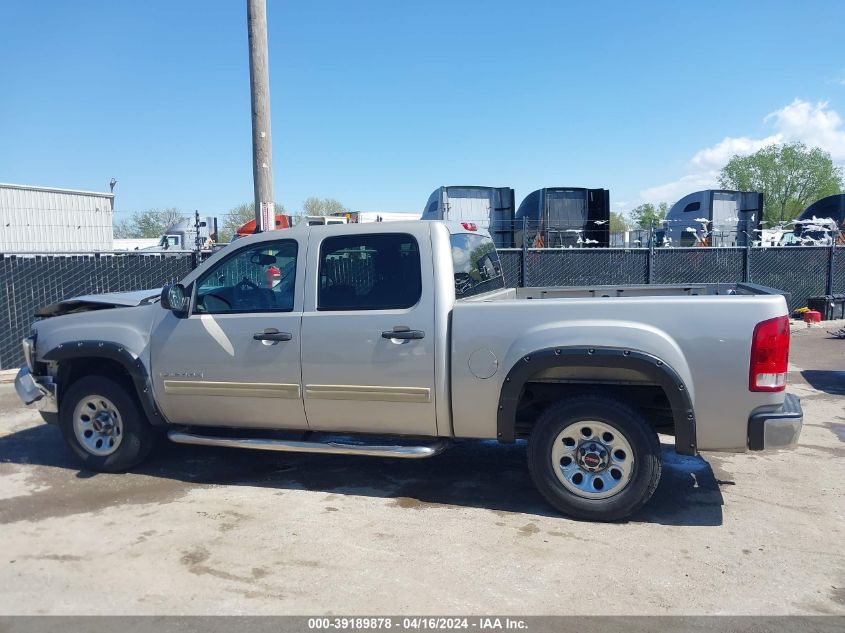 2009 GMC Sierra 1500 Sl VIN: 3GTEC13C09G182588 Lot: 39189878