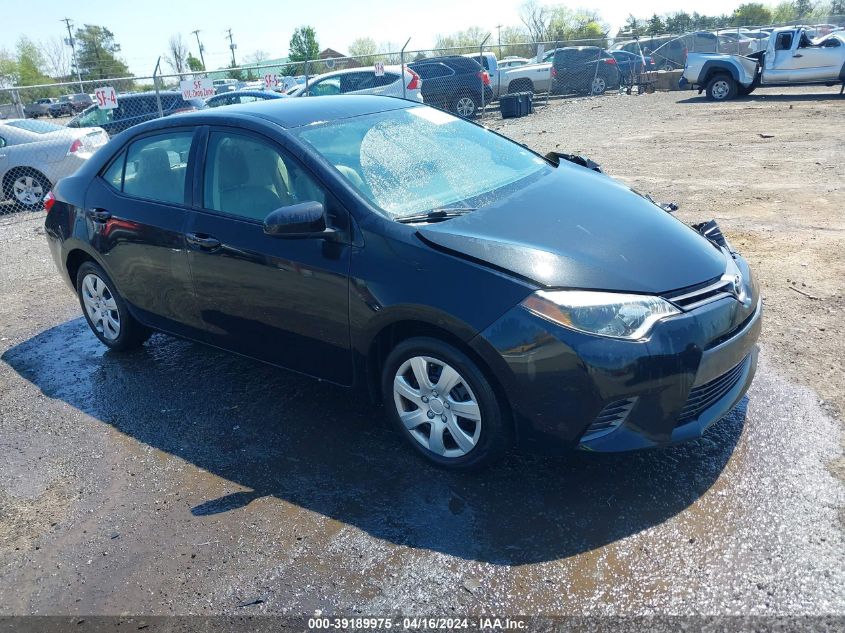 2016 TOYOTA COROLLA LE - 2T1BURHE3GC691509