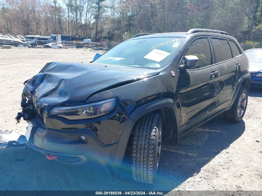 2019 Jeep Cherokee Trailhawk 4X4 VIN: 1C4PJMBN9KD489733 Lot: 39190039