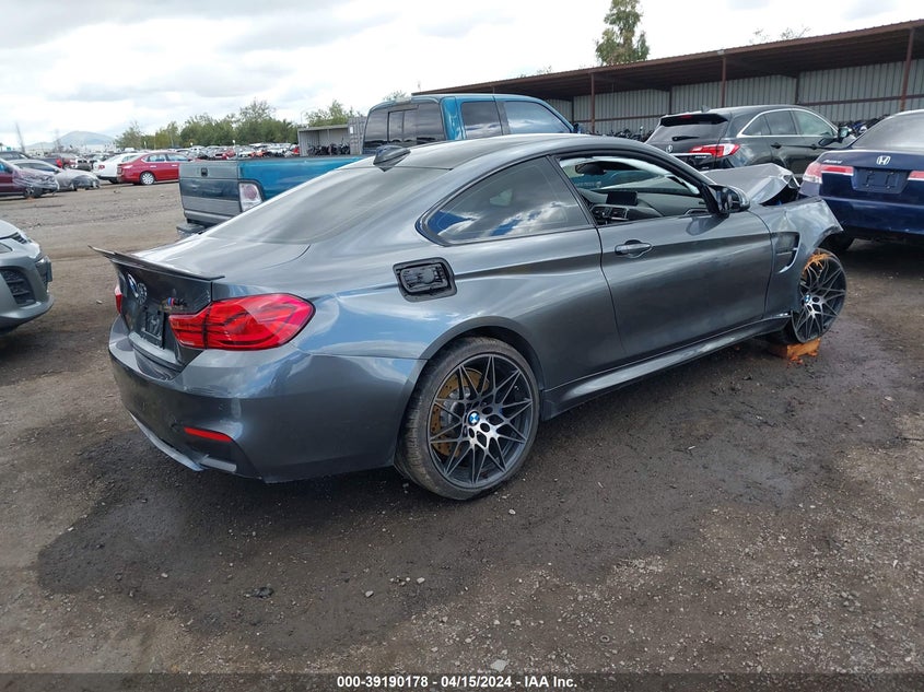 2019 BMW M4 VIN: WBS4Y9C53KAG67725 Lot: 39190178