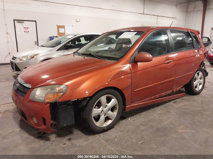 2008 Kia Spectra5 Sx VIN: KNAFE161785015978 Lot: 39190206