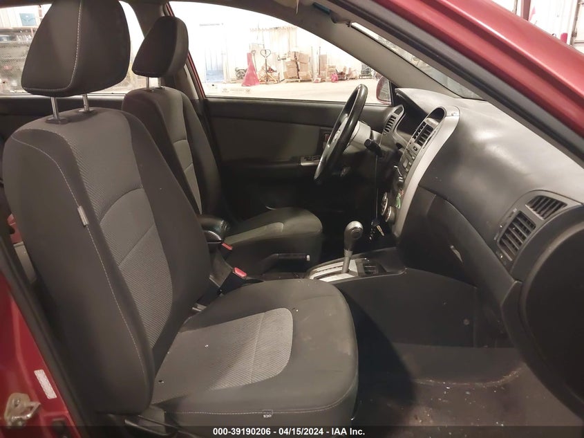 2008 Kia Spectra5 Sx VIN: KNAFE161785015978 Lot: 39190206