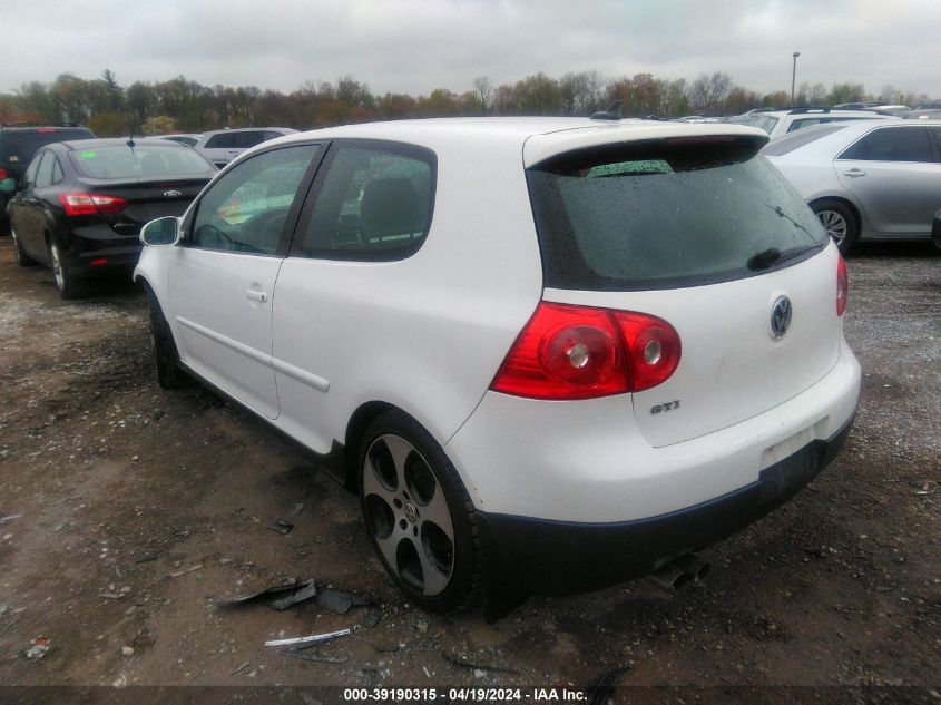 2009 Volkswagen Gti 2-Door VIN: WVWFV71K29W118274 Lot: 39190315