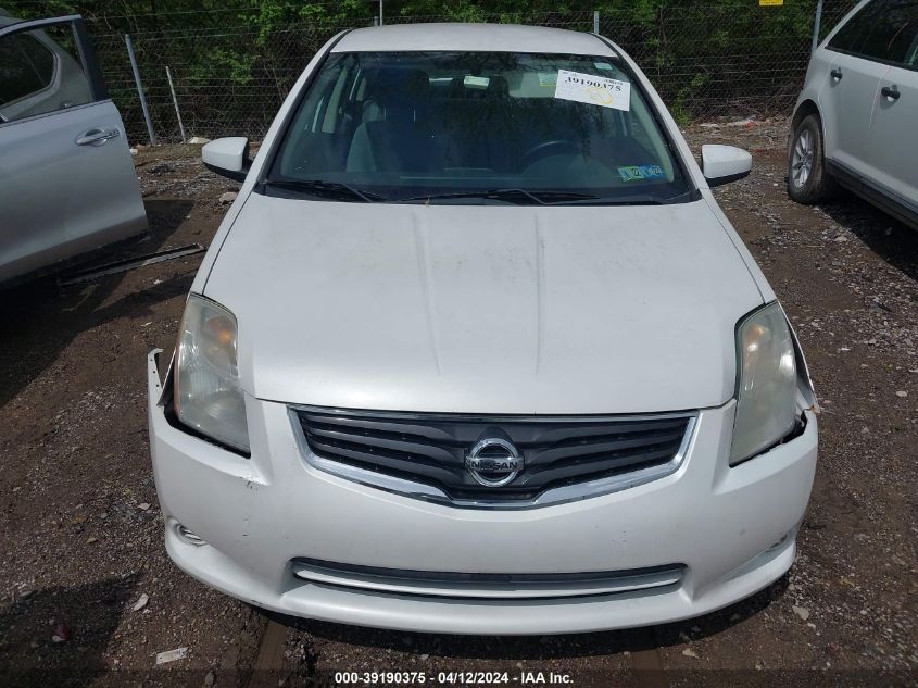 3N1AB6AP8CL768445 | 2012 NISSAN SENTRA