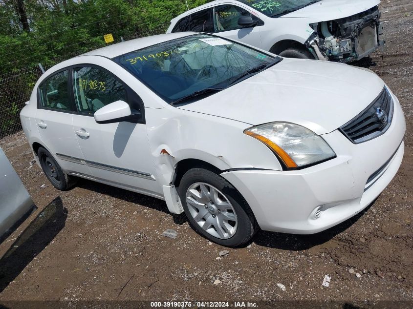 3N1AB6AP8CL768445 | 2012 NISSAN SENTRA