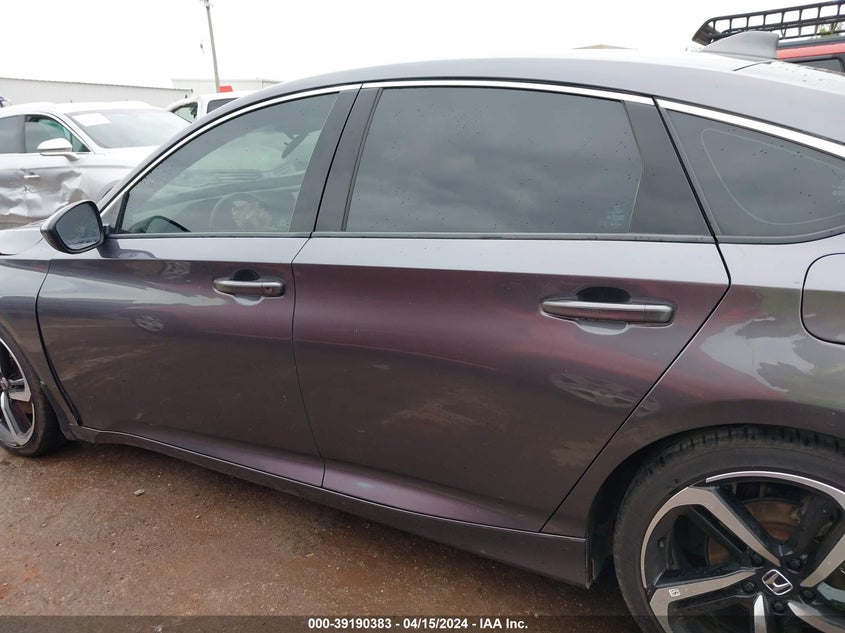 2019 HONDA ACCORD SPORT - 1HGCV1F39KA088437