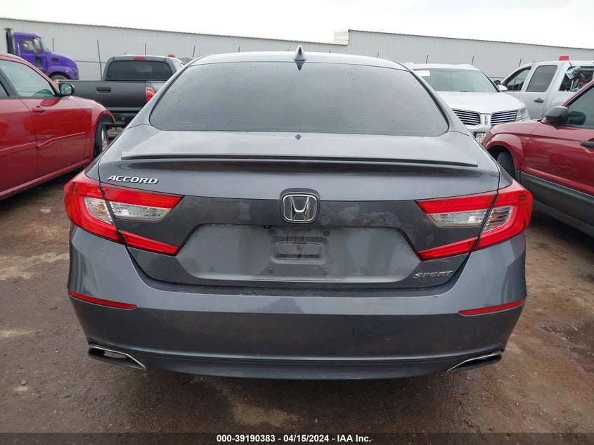 2019 HONDA ACCORD SPORT - 1HGCV1F39KA088437