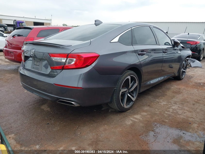 2019 HONDA ACCORD SPORT - 1HGCV1F39KA088437