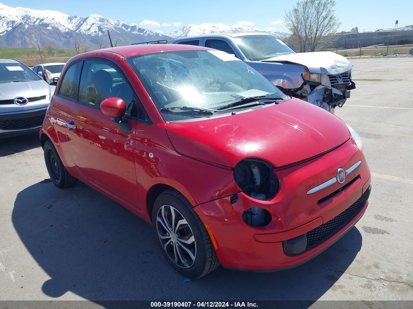 2015 Fiat 500 Pop VIN: 3C3CFFAR5FT598565 Lot: 39190407