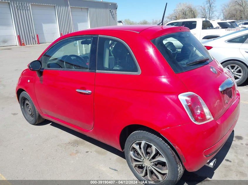 2015 Fiat 500 Pop VIN: 3C3CFFAR5FT598565 Lot: 39190407