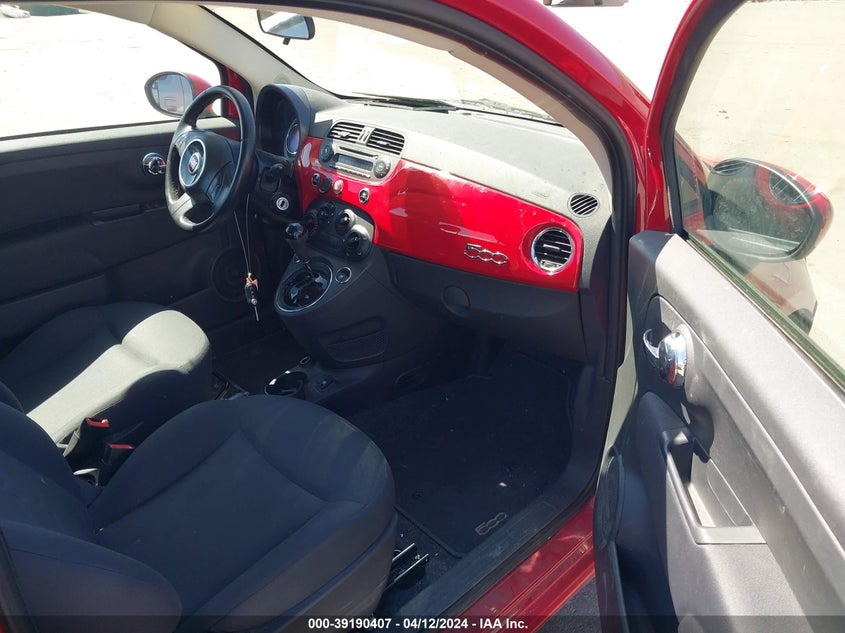 2015 Fiat 500 Pop VIN: 3C3CFFAR5FT598565 Lot: 39190407