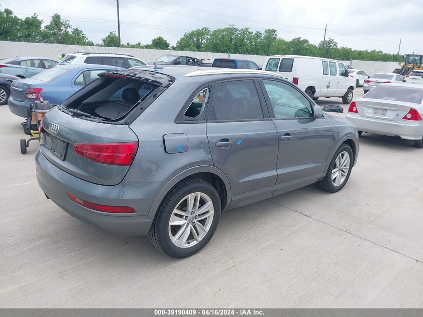 2017 Audi Q3 2.0T Premium VIN: WA1BCCFS7HR011167 Lot: 39190409