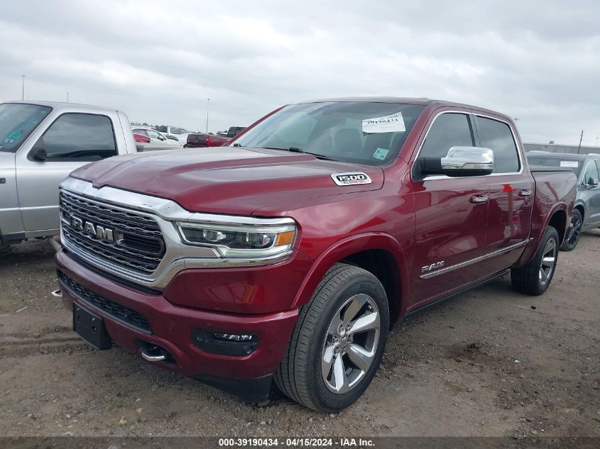 2021 Ram 1500 Limited 4X4 5'7 Box VIN: 1C6SRFHM1MN820502 Lot: 39190434