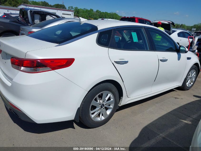 KNAGT4L36G5103680 | 2016 KIA OPTIMA