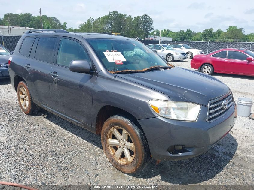 5TDZK3EH3AS001188 2010 Toyota Highlander Base V6