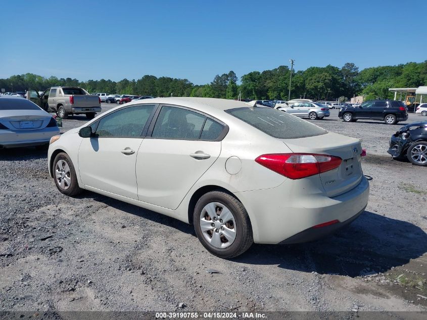 KNAFK4A66E5134338 | 2014 KIA FORTE