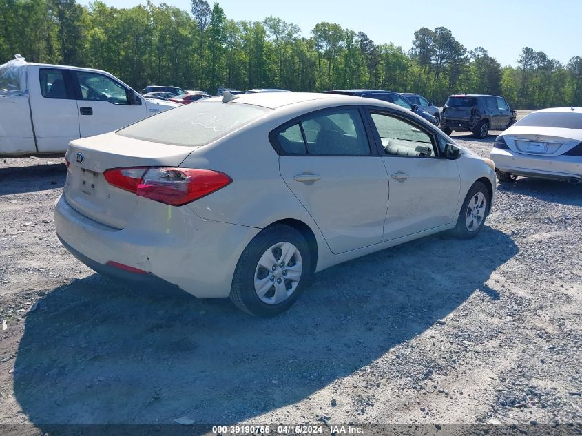 KNAFK4A66E5134338 | 2014 KIA FORTE