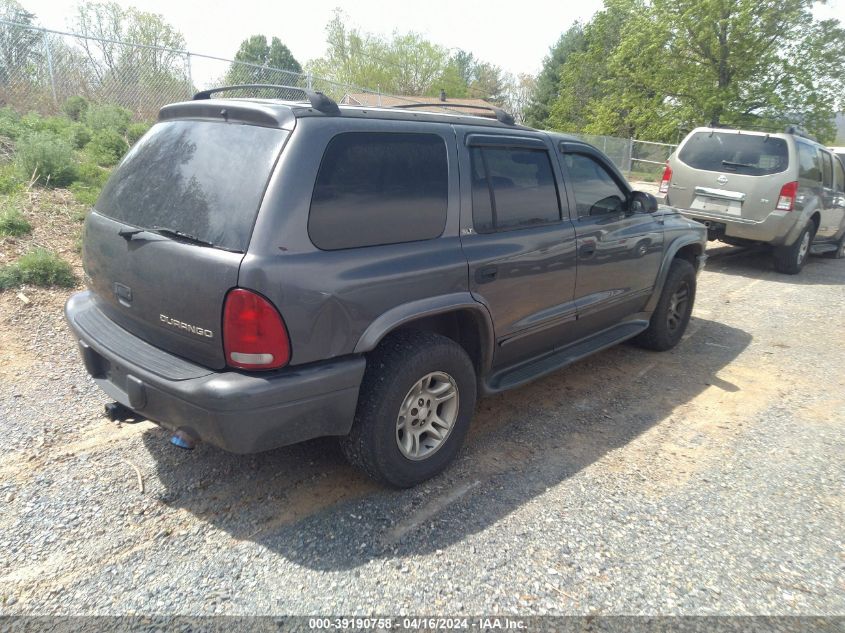 2002 Dodge Durango Slt VIN: 1B4HS48N92F204541 Lot: 39190758