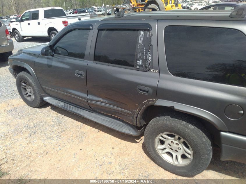 2002 Dodge Durango Slt VIN: 1B4HS48N92F204541 Lot: 39190758