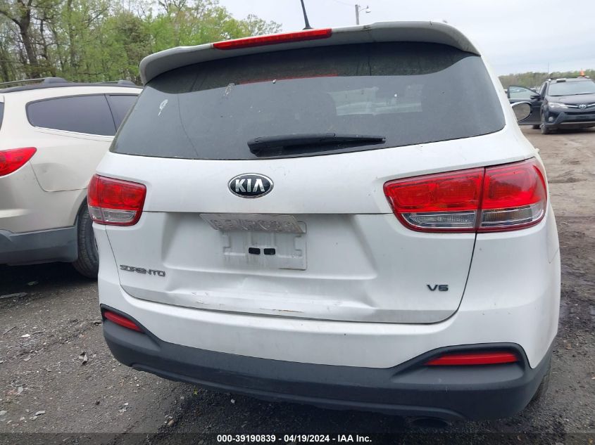 2017 Kia Sorento 3.3L Lx VIN: 5XYPG4A53HG286444 Lot: 39190839