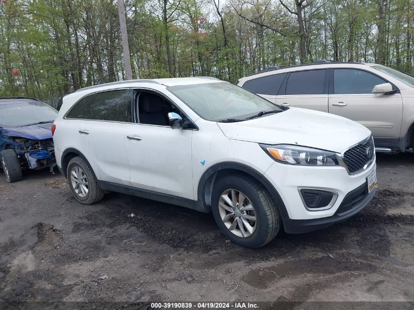 2017 Kia Sorento 3.3L Lx VIN: 5XYPG4A53HG286444 Lot: 39190839