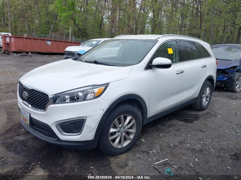 2017 Kia Sorento 3.3L Lx VIN: 5XYPG4A53HG286444 Lot: 39190839