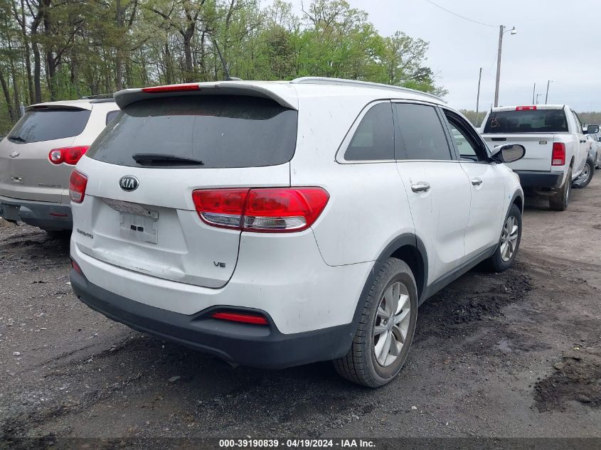 2017 Kia Sorento 3.3L Lx VIN: 5XYPG4A53HG286444 Lot: 39190839