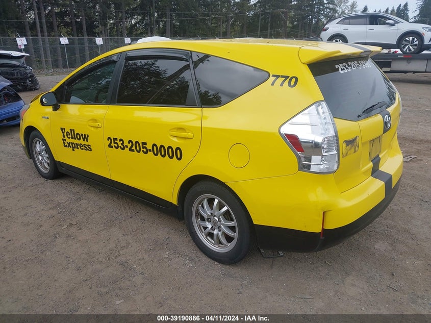 2013 Toyota Prius V Three VIN: JTDZN3EU7D3198330 Lot: 39190886