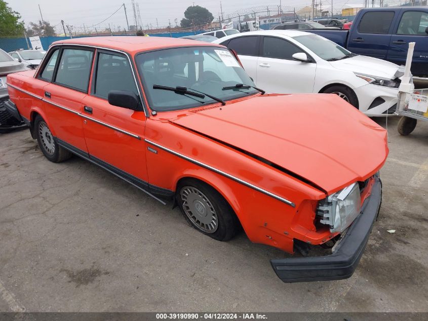 1990 Volvo 240 Dl VIN: YV1AA8849L1407153 Lot: 39190990