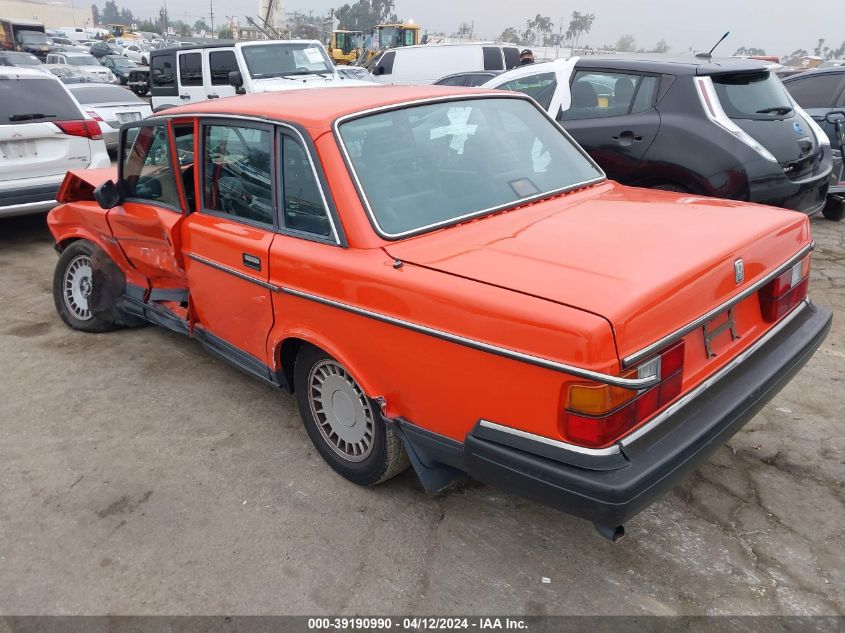 1990 Volvo 240 Dl VIN: YV1AA8849L1407153 Lot: 39190990