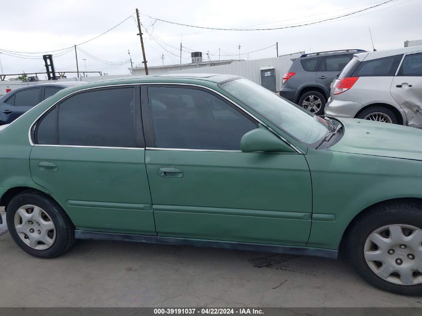 1999 Honda Civic Ex VIN: 2HGEJ8649XH587415 Lot: 39191037