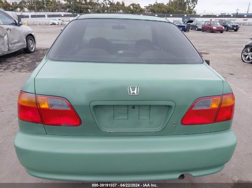 1999 Honda Civic Ex VIN: 2HGEJ8649XH587415 Lot: 39191037