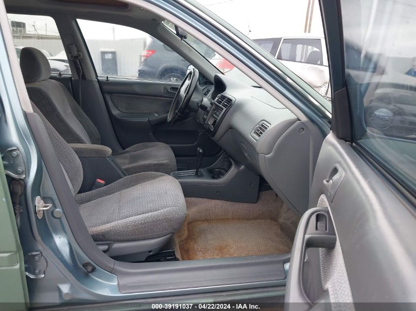 1999 Honda Civic Ex VIN: 2HGEJ8649XH587415 Lot: 39191037