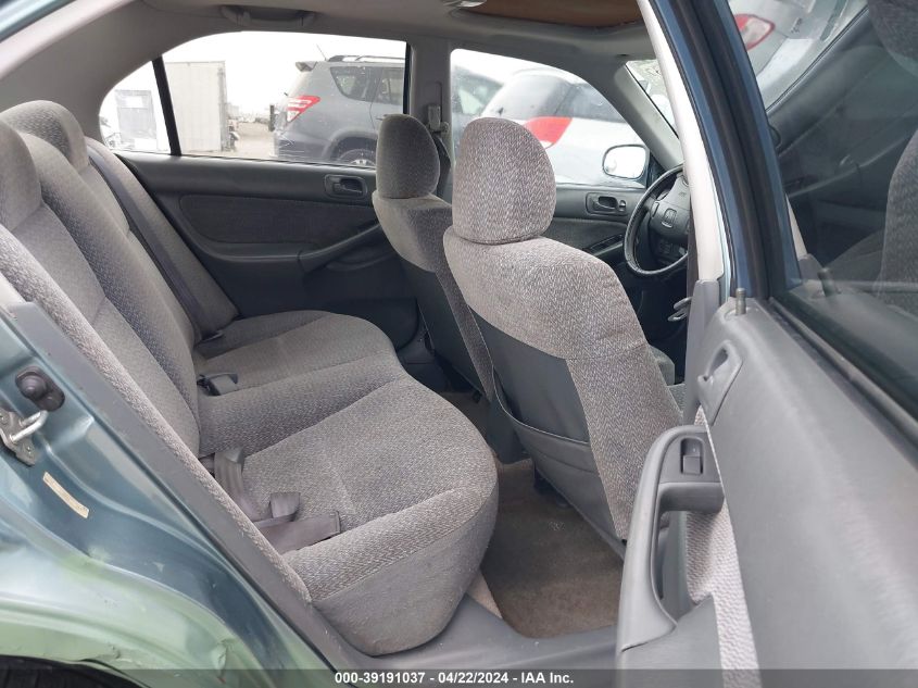 1999 Honda Civic Ex VIN: 2HGEJ8649XH587415 Lot: 39191037