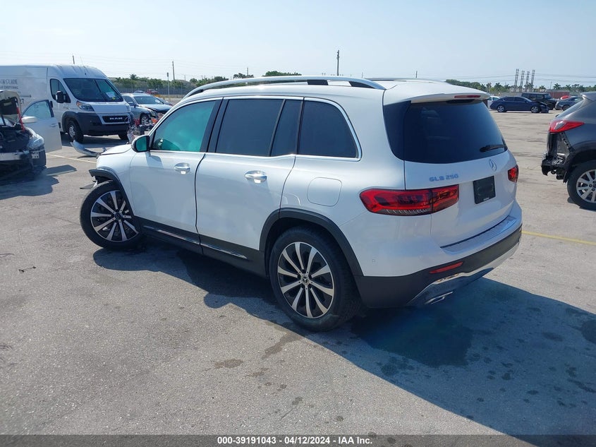 2020 Mercedes-Benz Glb 250 VIN: WDC4M4GB2LW000372 Lot: 39191043