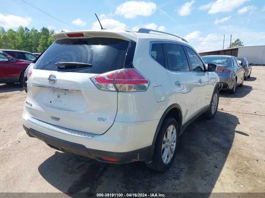 2016 Nissan Rogue Sv VIN: KNMAT2MT2GP633600 Lot: 39191100