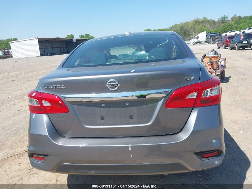 2019 Nissan Sentra Sv VIN: 3N1AB7AP1KY401782 Lot: 39191151