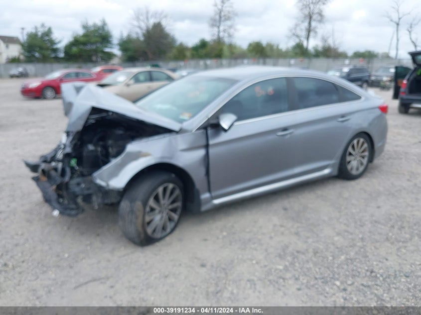 VIN 5NPE34AF9HH444466 2017 HYUNDAI SONATA SPORT