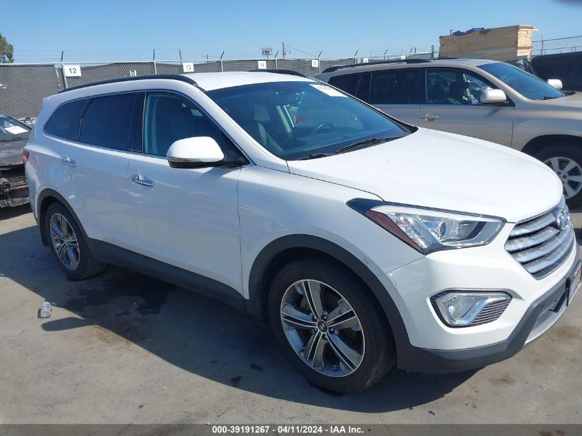 2016 Hyundai Santa Fe Se VIN: KM8SN4HF5GU158584 Lot: 39191267