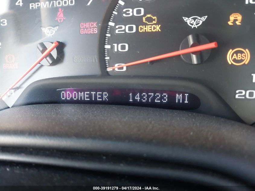 2000 Chevrolet Corvette Hardtop VIN: 1G1YY12G6Y5100316 Lot: 39191279