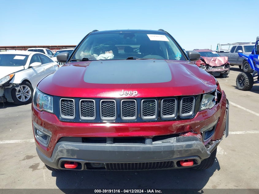 VIN 3C4NJDDB3MT552221 2021 JEEP COMPASS TRAILHAWK 4X4