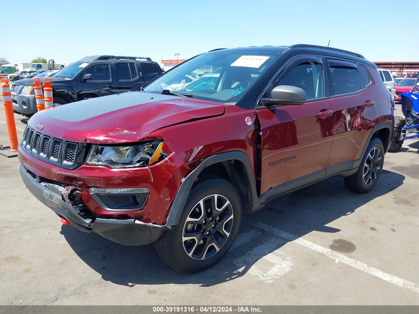 VIN 3C4NJDDB3MT552221 2021 JEEP COMPASS TRAILHAWK 4X4