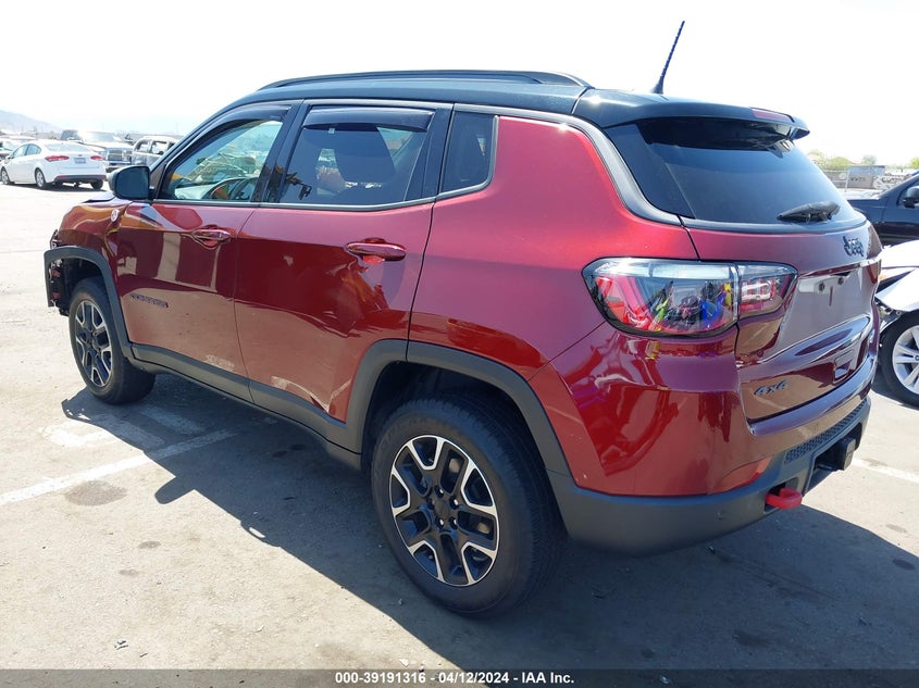 VIN 3C4NJDDB3MT552221 2021 JEEP COMPASS TRAILHAWK 4X4
