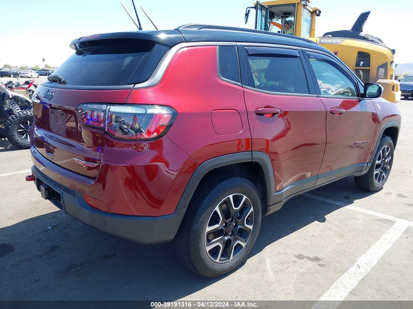 VIN 3C4NJDDB3MT552221 2021 JEEP COMPASS TRAILHAWK 4X4