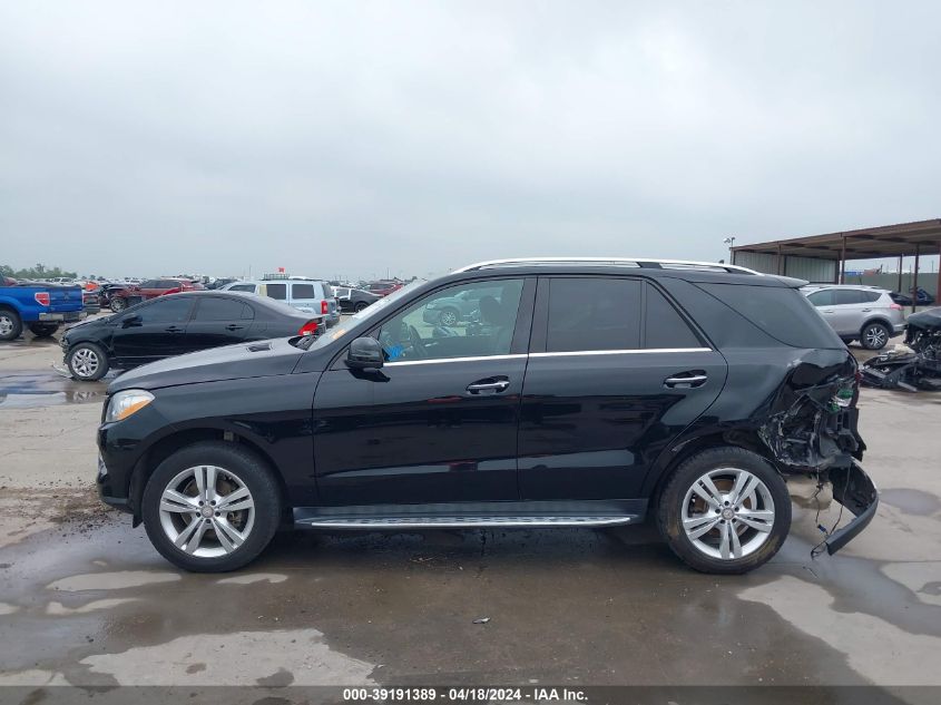 2015 Mercedes-Benz Ml 350 VIN: 4JGDA5JB6FA610785 Lot: 39191389